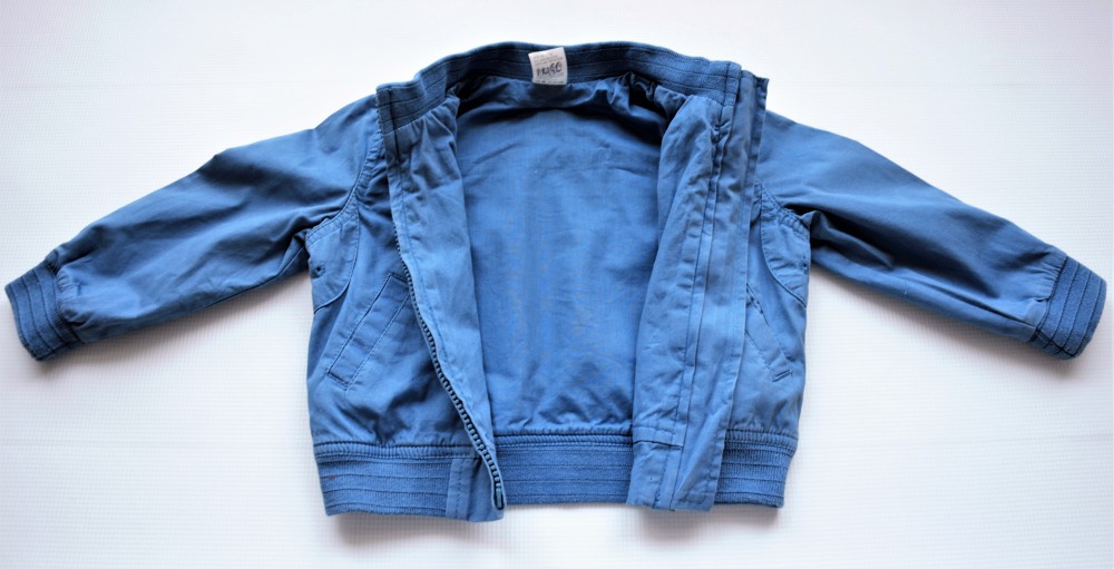 NIEBIESKA KURTKA NA 12-18 M-CY